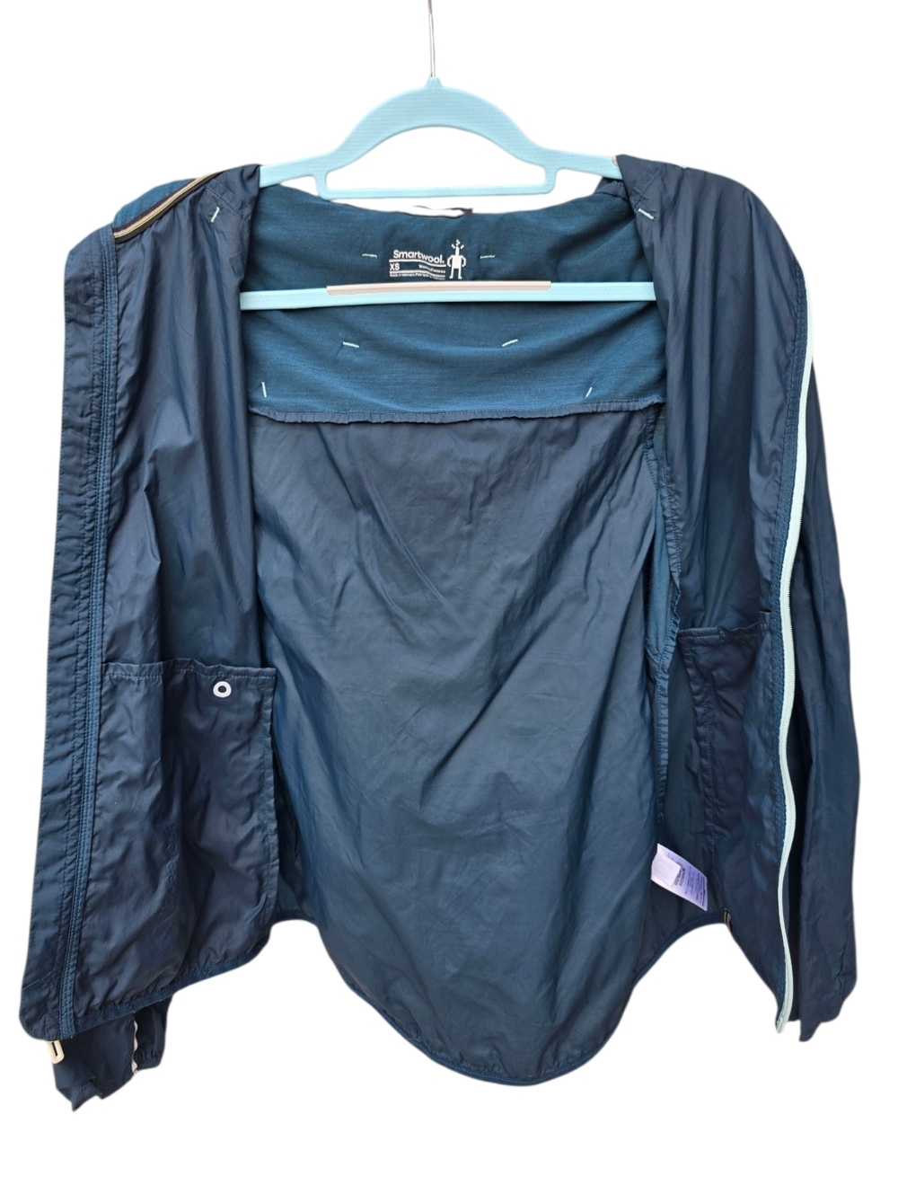 Smartwool Women’s Active Ultralite Hooded Windbreaker Jacket Full Zip XS - Picture 3 of 9